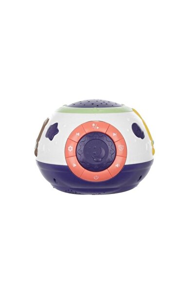 ISO TRADE Lampă de noapte pentru copii cu proiector, muzicală, 4 moduri, 3xAA...