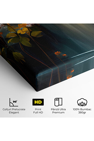 Arthub Canvas Painting, Bedroom And Living Room, Landscapes, Flowers Waterfall