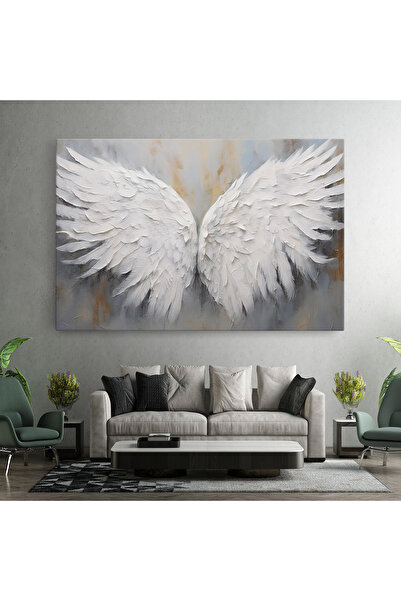 Arthub Canvas Painting, Bedroom And Living Room, Modern, Pretty Angel Wings