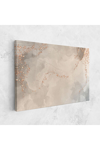 Arthub Canvas Painting, Bedroom And Living Room, Abstract, Pink Grey Marble 01