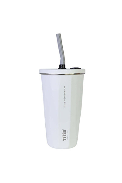 SAFECARE Cup with Straw, 500 ml, White