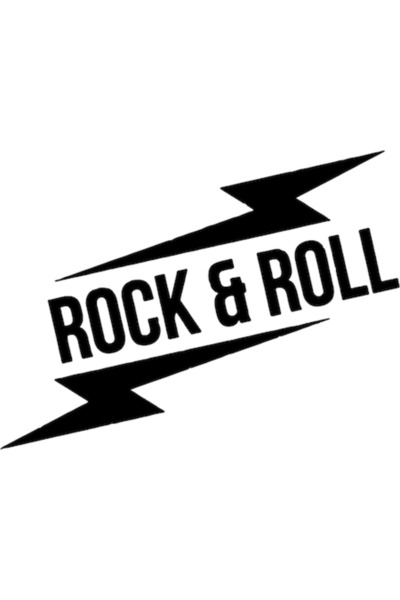 Oracal Sticker auto ''Rock a roll'', 18cm, negru