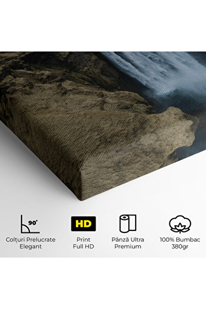 Arthub Canvas Painting, Bedroom And Living Room, Landscapes, Desert Vibe Waterfall