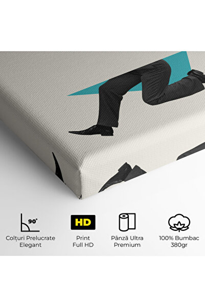 Arthub Canvas Painting, Bedroom And Living Room, Modern, Businessman Collage