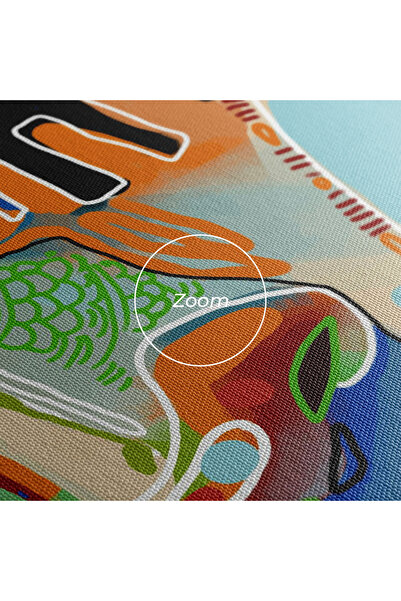 Arthub Canvas Painting, Bedroom And Living Room, Modern, Abstract Face Art