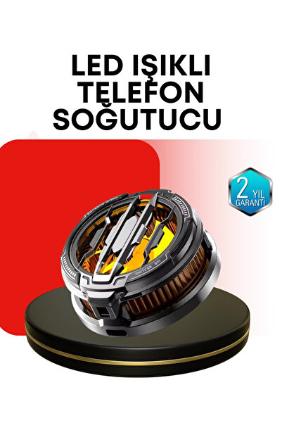 Genel Markalar İthalat® Rgb Işıklı Sessiz Fanlı Telefon Soğutucu