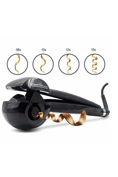 Beauenty Steam Hair Curler - Shiny Black, Ionic Steam, Digital Temp Control