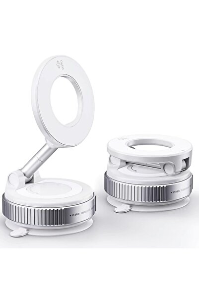 Generic 360° Hands-Free Car Phone Stand: Foldable Retractable, Magnetic Vacuum Suction Cup