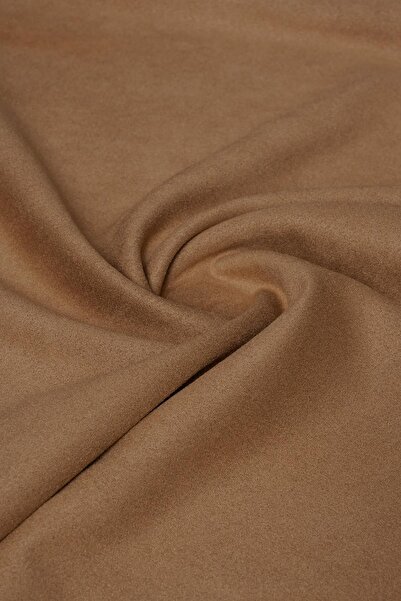 Kumaş Deposu Scuba Suede Camel Color Knitted Fabric
