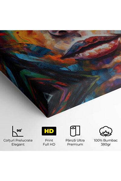 Arthub Canvas Painting, Bedroom And Living Room, Women, Vibrant Color Woman Paint