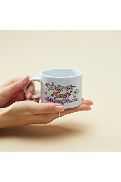 Hediyesepeti Teach, Love, Inspire Designed Teacher Coffee Cup