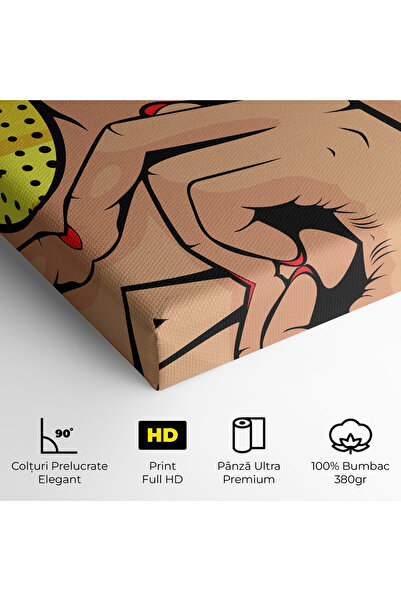 Arthub Canvas Painting, Bedroom And Living Room, Modern, Sush Pop Art