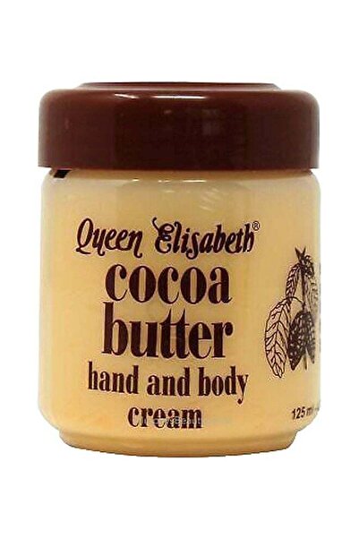 Queen Elizabeth كريم زبدة الكاكاو لليدين والجسم 125 مل