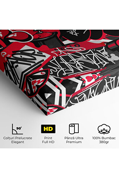 Arthub Canvas Painting, Bedroom And Living Room, Modern, Hip Hop Graffiti