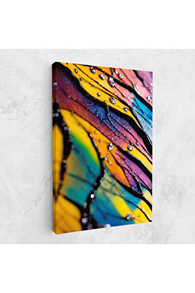 Arthub Tablou Canvas, Dormitor Si Living, Abstracte, Beautiful Colorful Epoxy