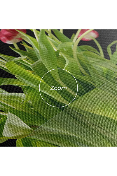 Arthub Canvas Painting, Bedroom And Living Room, Flowers, Tiny Tulips Vases