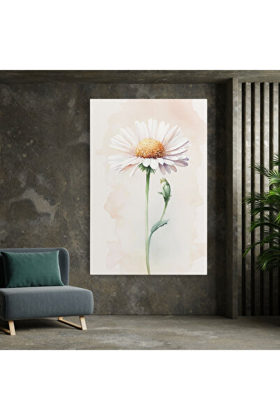 Arthub Canvas Painting, Bedroom And Living Room, Flowers, Watercolor Daisy