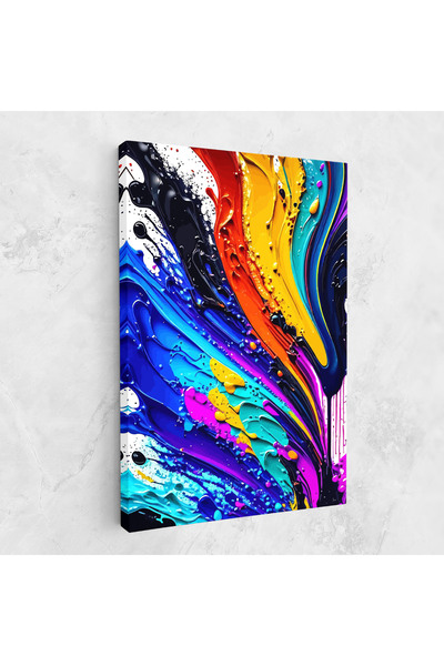 Arthub Canvas Painting, Bedroom And Living Room, Abstract, Beautiful Splash