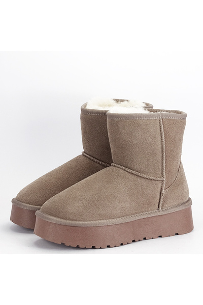 SOFILINE Light khaki short boots made of genuine leather W5825 110