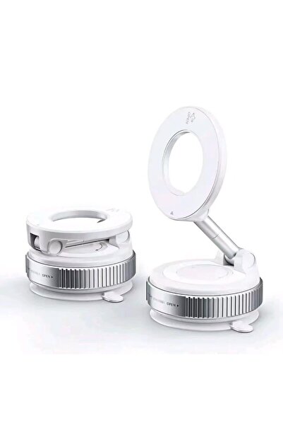 Generic Universal Vacuum Magnetic Phone Mount: Car Dashboard & Home Use, Air Pressure Suction Holder