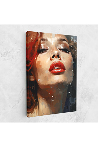 Arthub Canvas Painting, Bedroom And Living Room, Women, Close Up Look Portrait