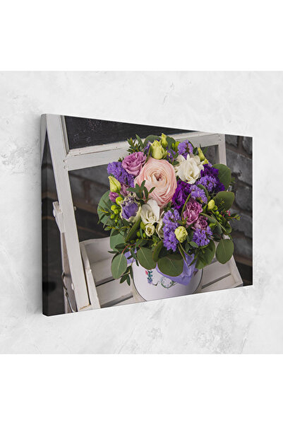 Arthub Tablou Canvas, Dormitor Si Living, Flori, Big Pink Rose Bouquet