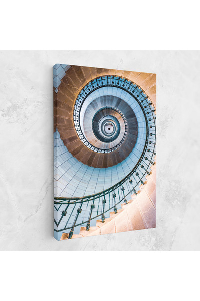 Arthub Tablou Canvas, Dormitor Si Living, Abstracte, Blue Opaline Stairs