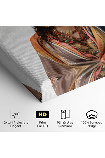 Arthub Canvas Painting, Bedroom And Living Room, Women, East African Woman