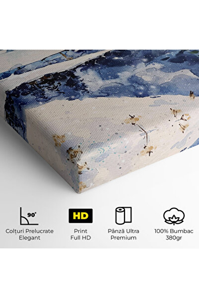 Arthub Canvas Painting, Bedroom And Living Room, Landscapes, Winter Painting