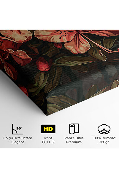 Arthub Canvas Painting, Bedroom And Living Room, Flowers, Cream Exotic Art