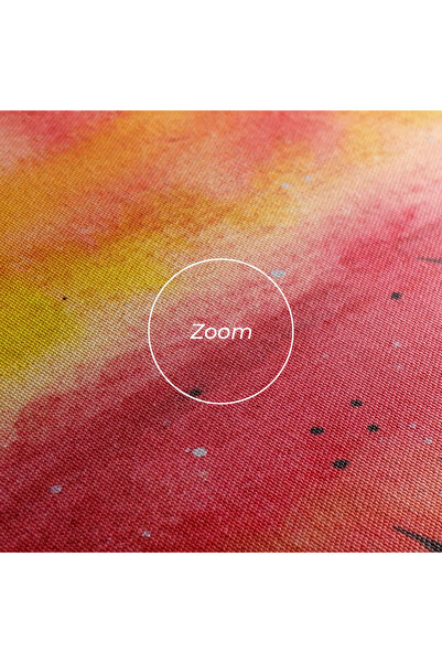 Arthub Canvas Painting, Bedroom And Living Room, Landscapes, Watercolor Pink Sunset Painting