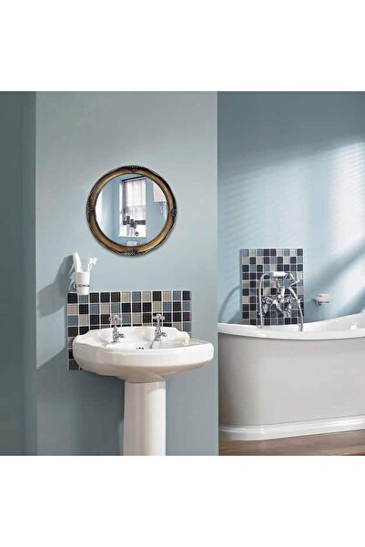 Generic Fanirum 31 cm Ornate Vintage Round Wall Mirror, Antique Gold