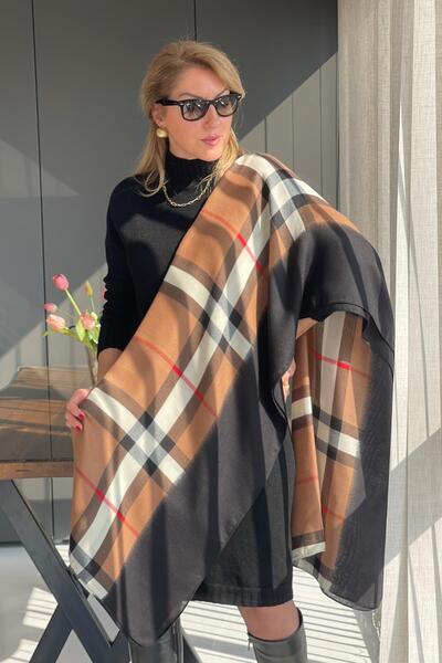 MİSLİNA BUTİK Karışık Desen Dikdörtgen Şal