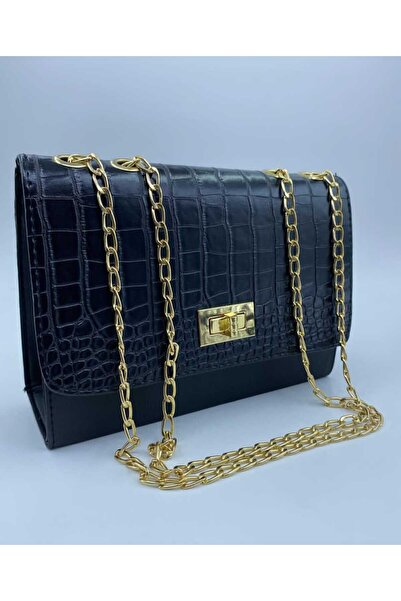 Qulothes Zincir Detaylı & Kilit Detaylı Kapitone Kadın Kol Çanta