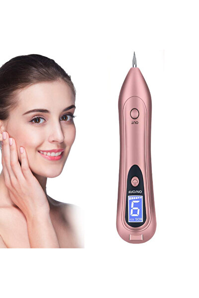 TotulPerfect Plasma Pen - Removal of Spots, Moles & Freckles, LCD Screen, Anti-Acne (Floral Rose)