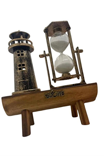 Twin Store Souvenir Wooden Diz Feri Hourglass Figurine