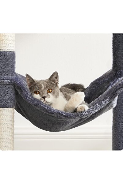 Selgot Cat Playset, Size 48 x 40 x 155 cm, 6 Levels, Gray