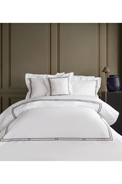 miemaison Manhattan White 120 Thread Count Luxury Duvet Cover Set - Standard ...