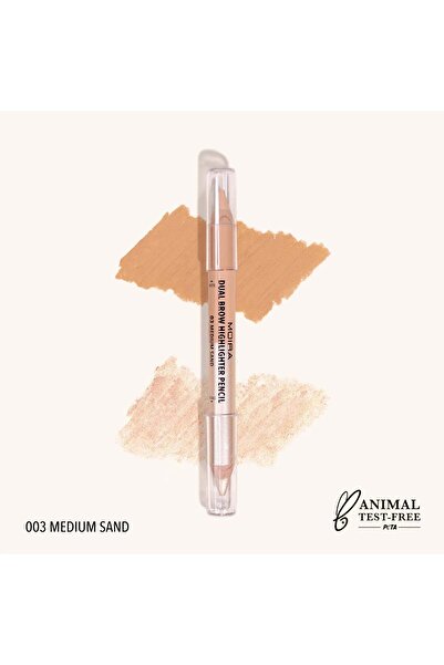 MOİRA Dual Brow Highlighter (003, Medium Sand)