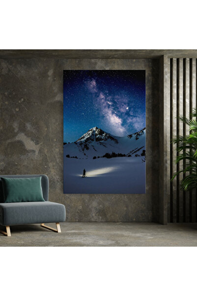 Arthub Canvas Painting, Bedroom And Living Room, Landscapes, Pretty Sky Winter