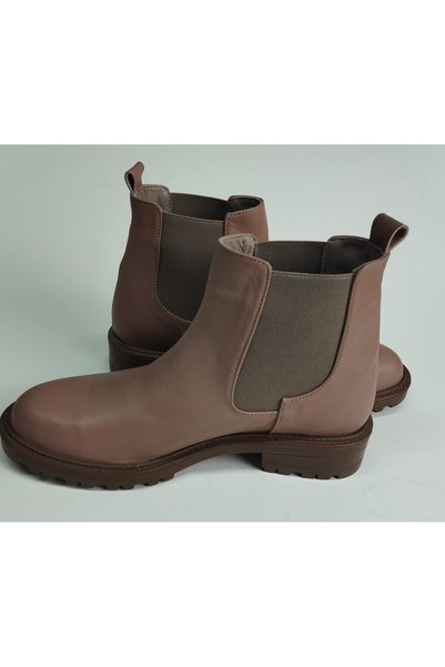 Lucciola Women's Genuine Leather Elastic Skin Leather Boots
