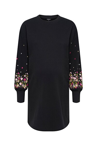 ONLY MATERNITY Sweatshirt-Kleid OLMKOBINA Langes Kleid