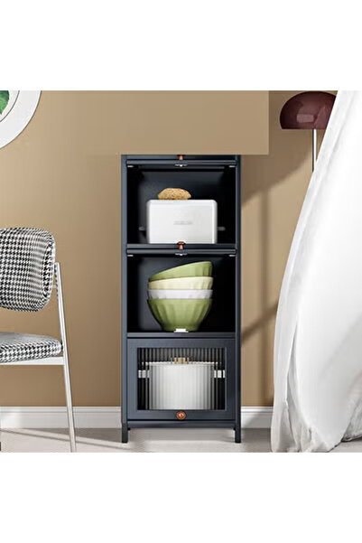 KEKE 3 Tier Multifunctional Kitchen & Bathroom Ultra-Narrow Bathroom Gap Storage Cabinet Rack