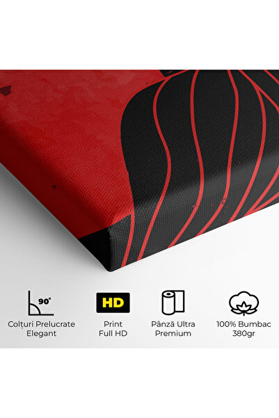 Arthub Canvas Painting, Bedroom And Living Room, Abstract, Bloody Moon