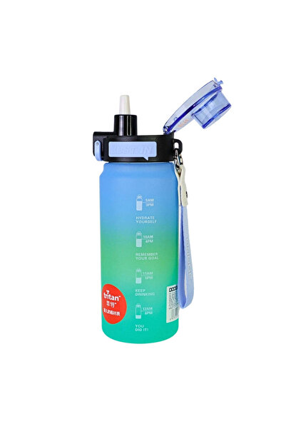 SAFECARE Reusable Bottle, 550 ml, Blue-Green Gradient