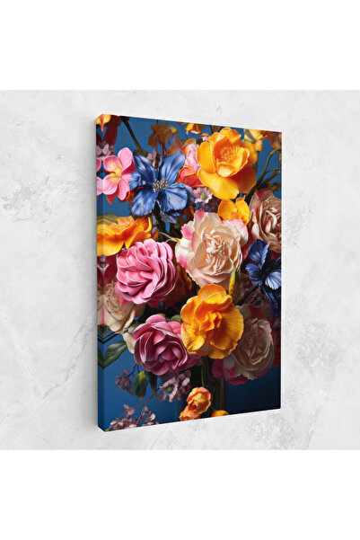 Arthub Canvas Painting, Bedroom And Living Room, Flowers, Colorful Flower Bouquet