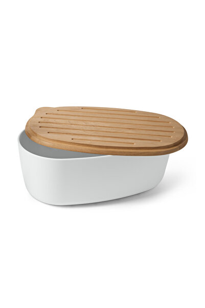 Tchibo Bread Box, with Cutting Board, Plastic