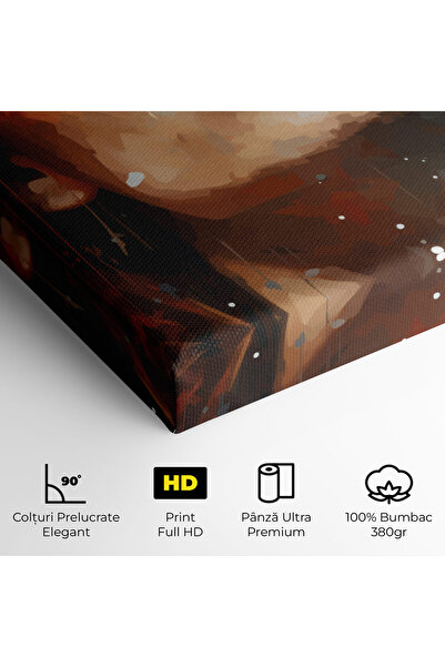 Arthub Canvas Painting, Bedroom And Living Room, Women, Close Up Look Portrait