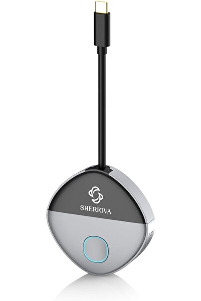 SHERRIVA Wireless HDMI Transmitter & Receiver 328ft USB-C & HDMI Adapter 1080P@60Hz