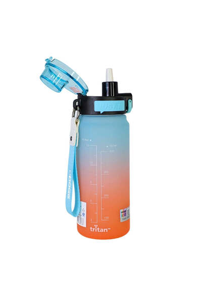 SAFECARE Reusable Bottle, 550 ml, Blue-Orange Gradient